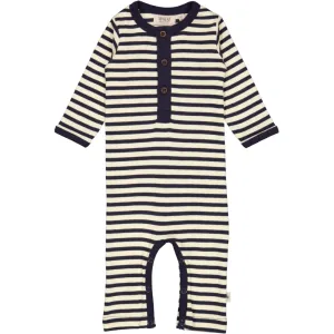 Jumpsuit Eigil - deep wave stripe