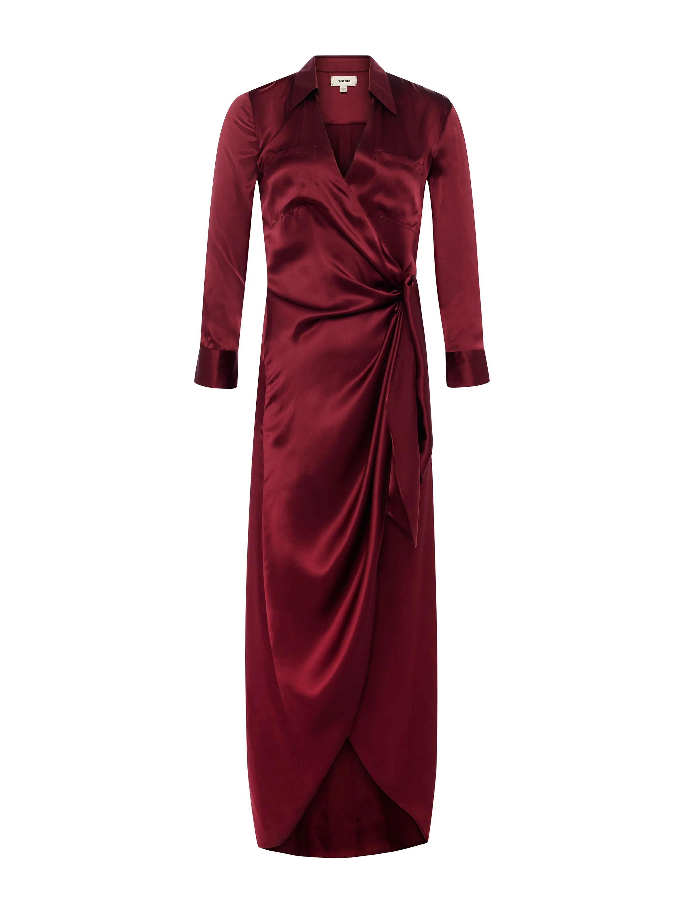 Kadi Silk Wrap Dress