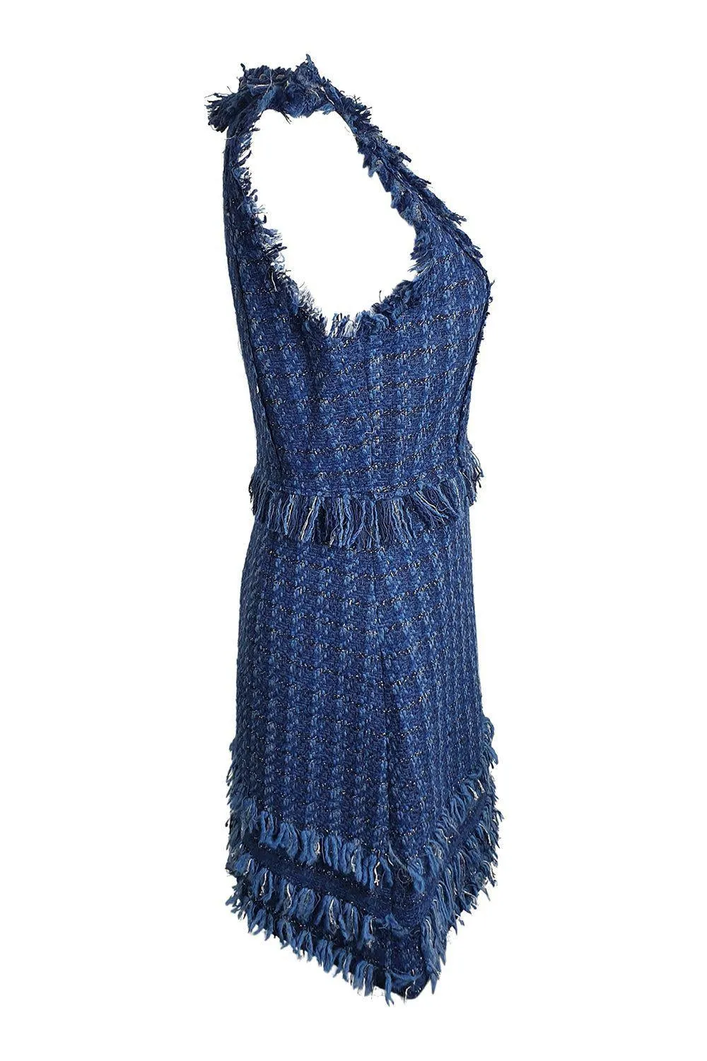 KATE SPADE New York SS18 Jasmeen Blue Madison Avenue Tweed Dress (US 06 | UK 10)