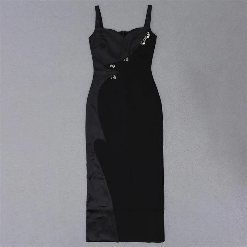 KittenAlarm - Felicie Solid Sleeveless Dress