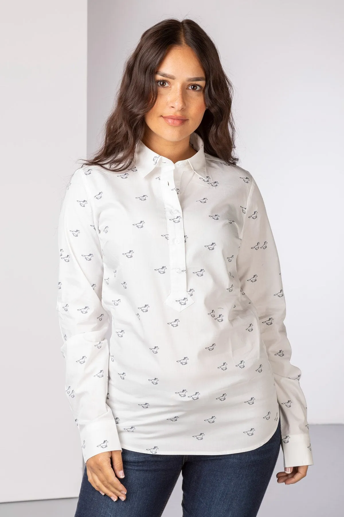 Ladies Printed Overhead Shirt - Wistow