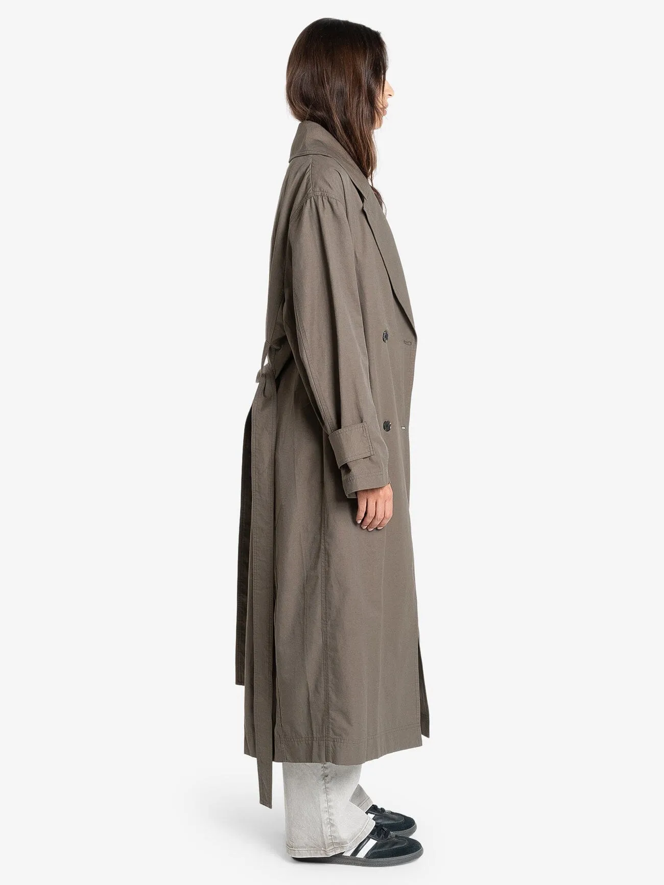 Layne Trench Coat - Canteen