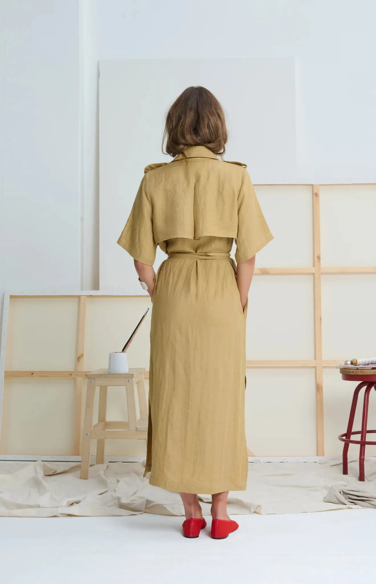 LE TRENCH DRESS | Golden