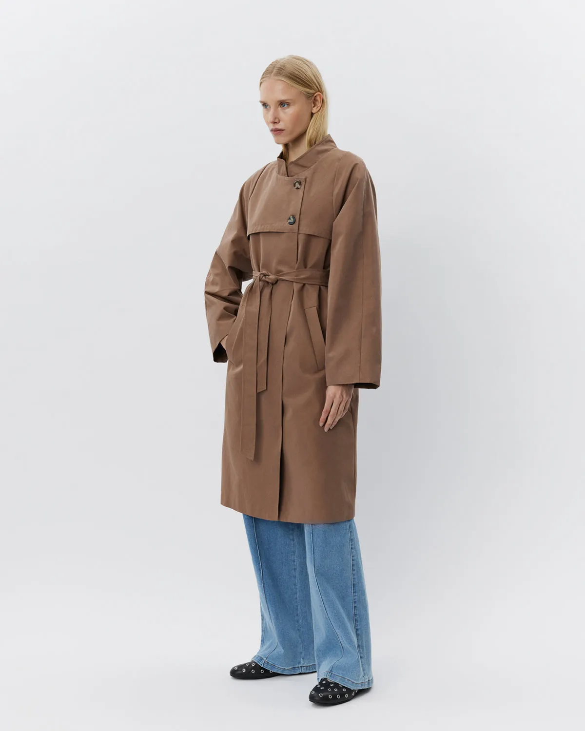 LIZZYSW COAT - Brown