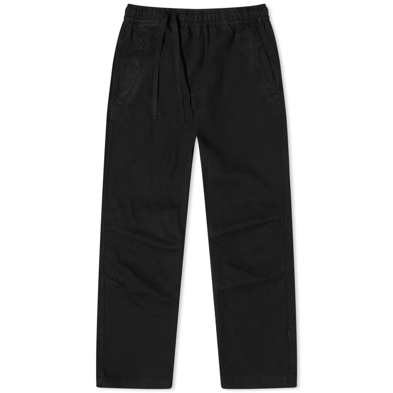 Maharishi Hemp Asym Wide Sweatpants, Black