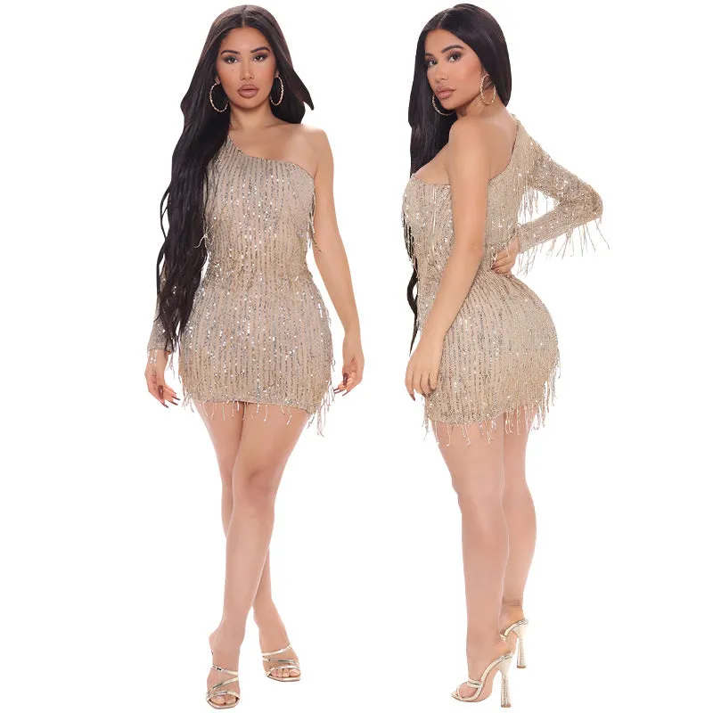 Miami Tassel Nightclub Dress - Culture Heaven Special