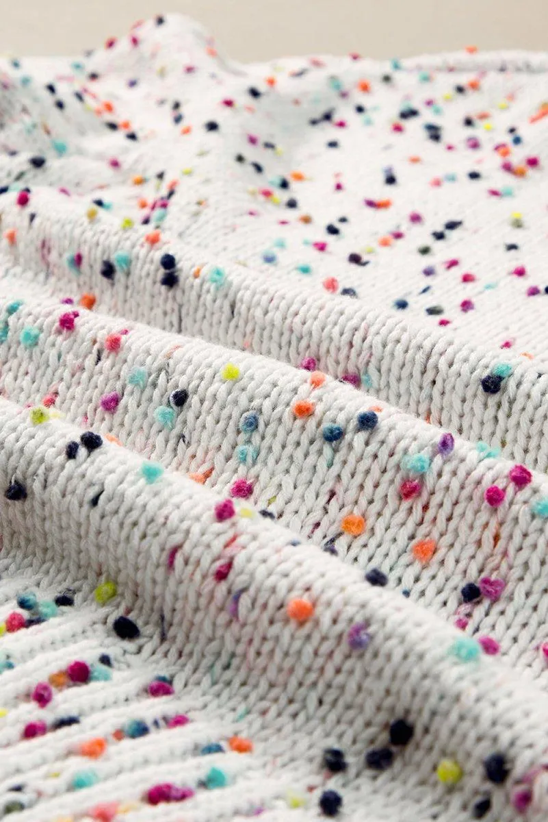 Multicolor Confetti Sweater Cardigan