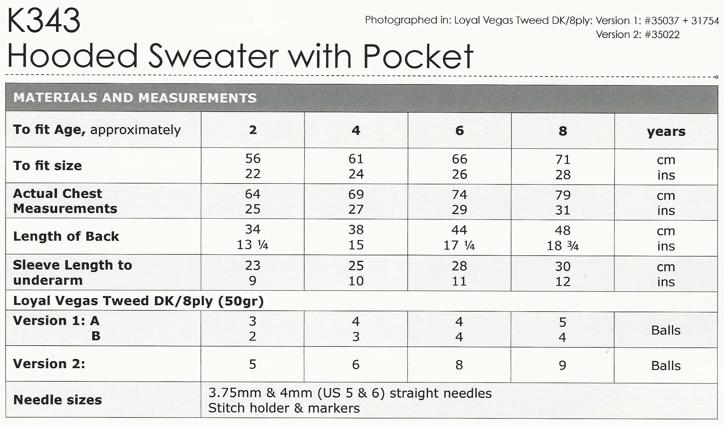 NATURALLY LEAFLET K343