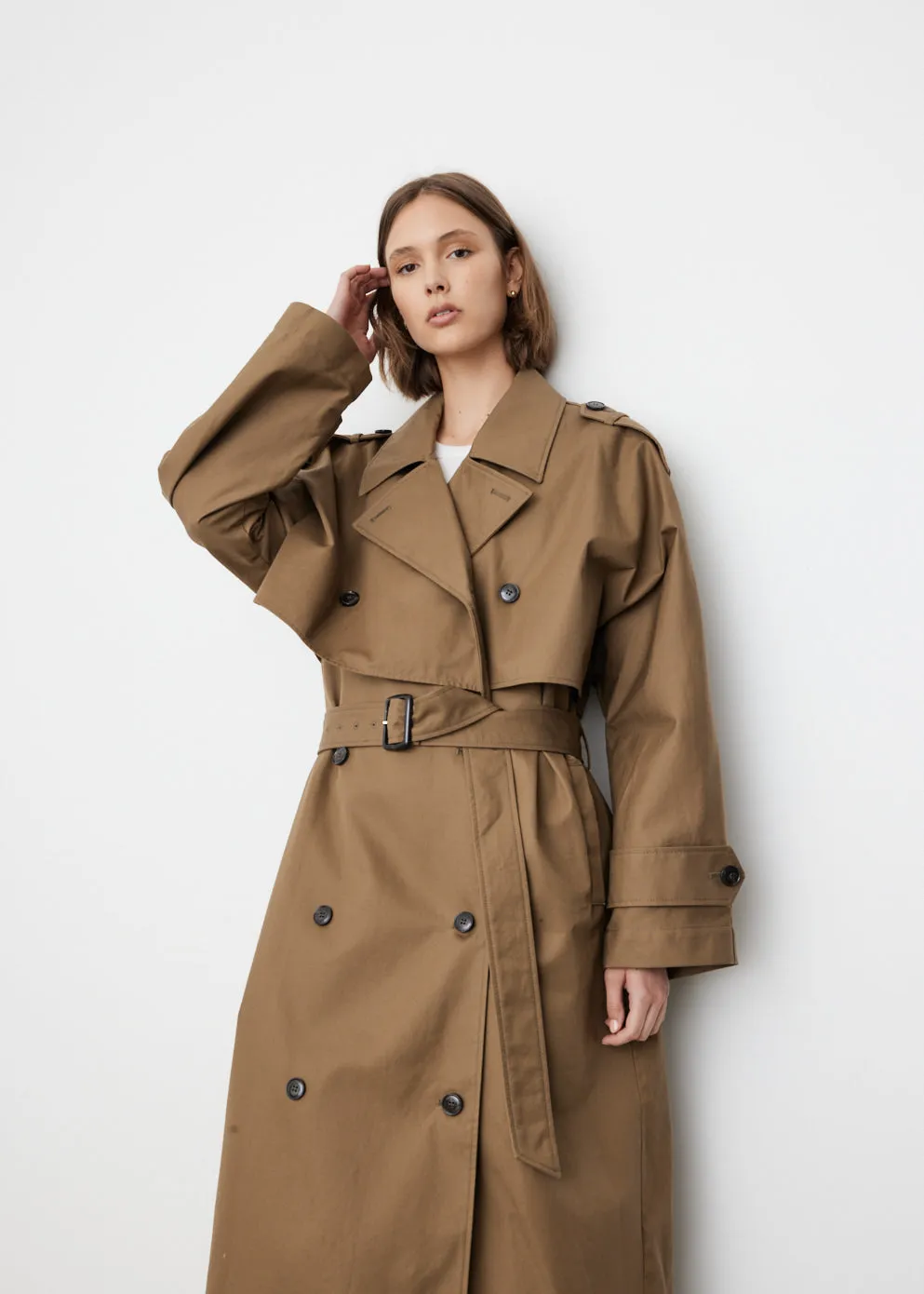 Organic Cotton Trench Coat