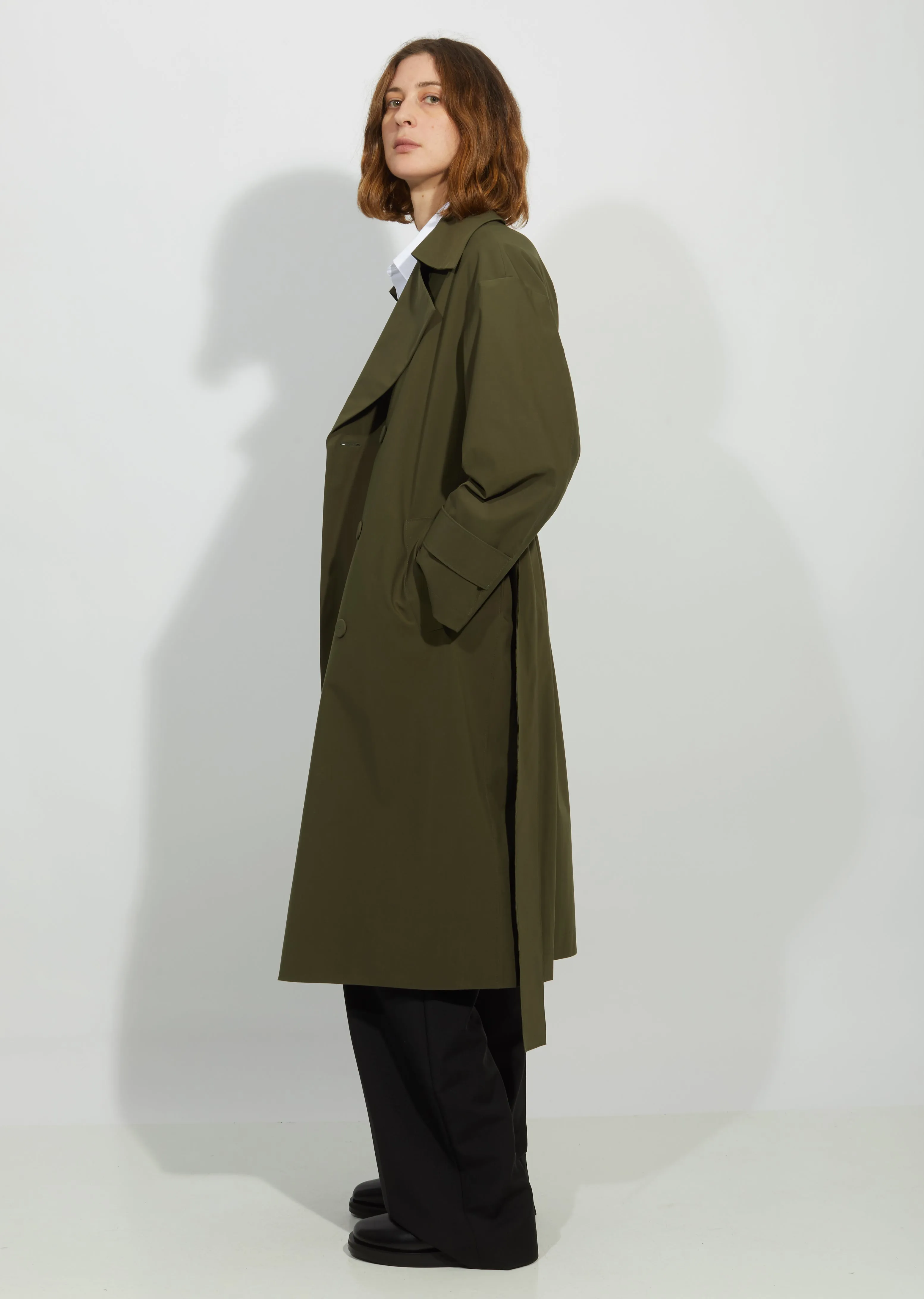 Oversized Light Trench Coat