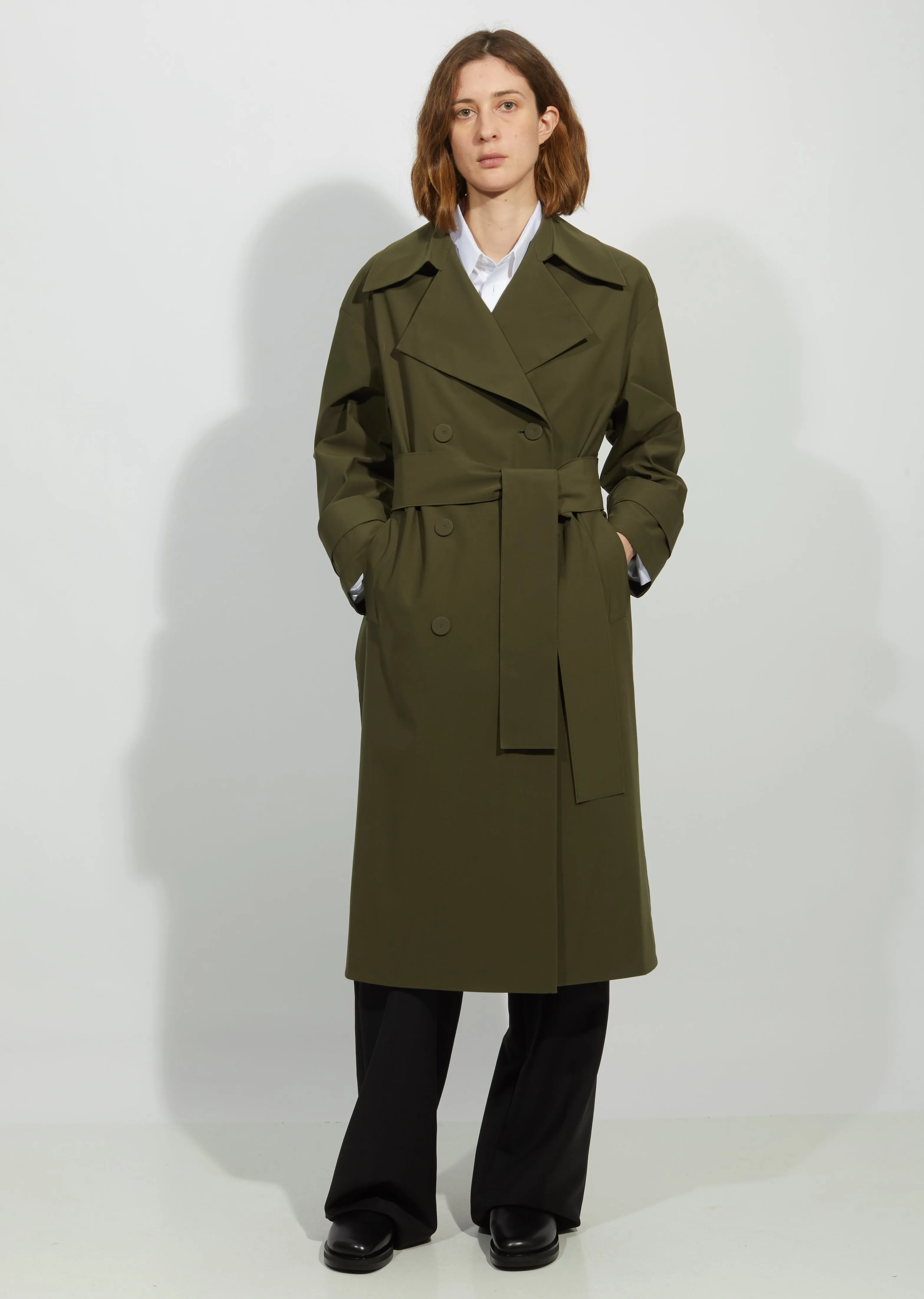 Oversized Light Trench Coat