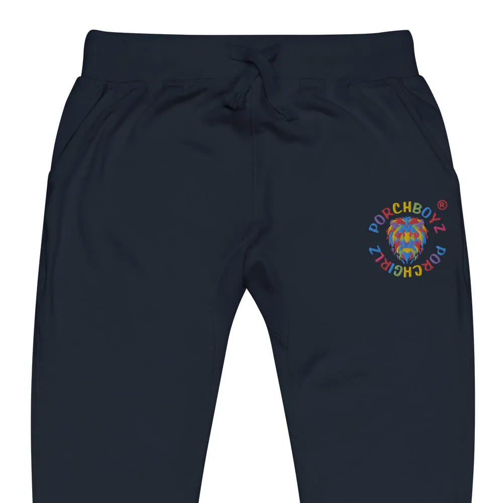 Porchboyz Porchgirlz Embroidered Trademark Unisex fleece sweatpants