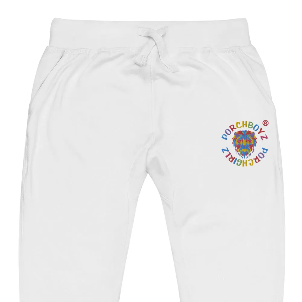 Porchboyz Porchgirlz Embroidered Trademark Unisex fleece sweatpants