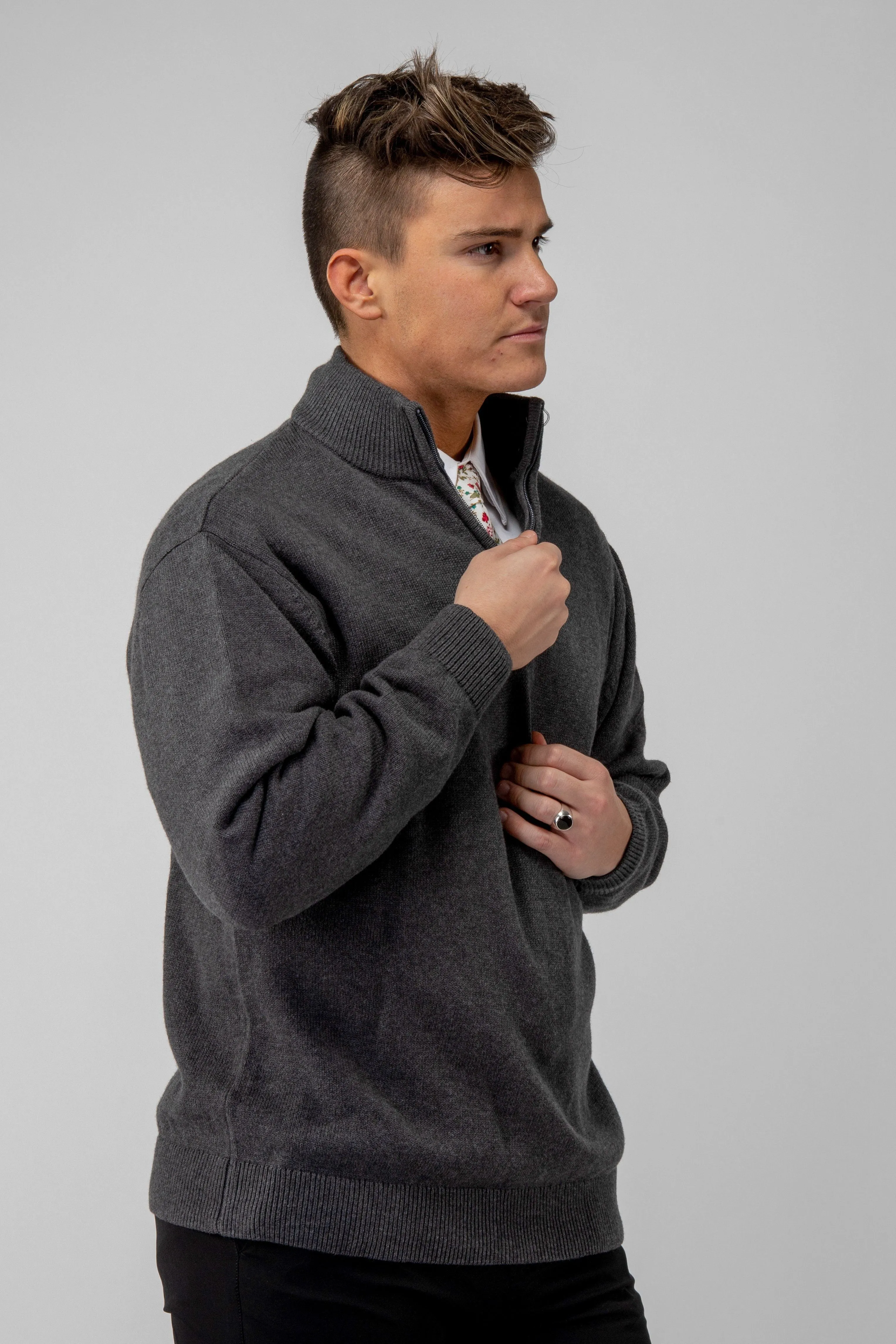 Quarter Zip Sweater