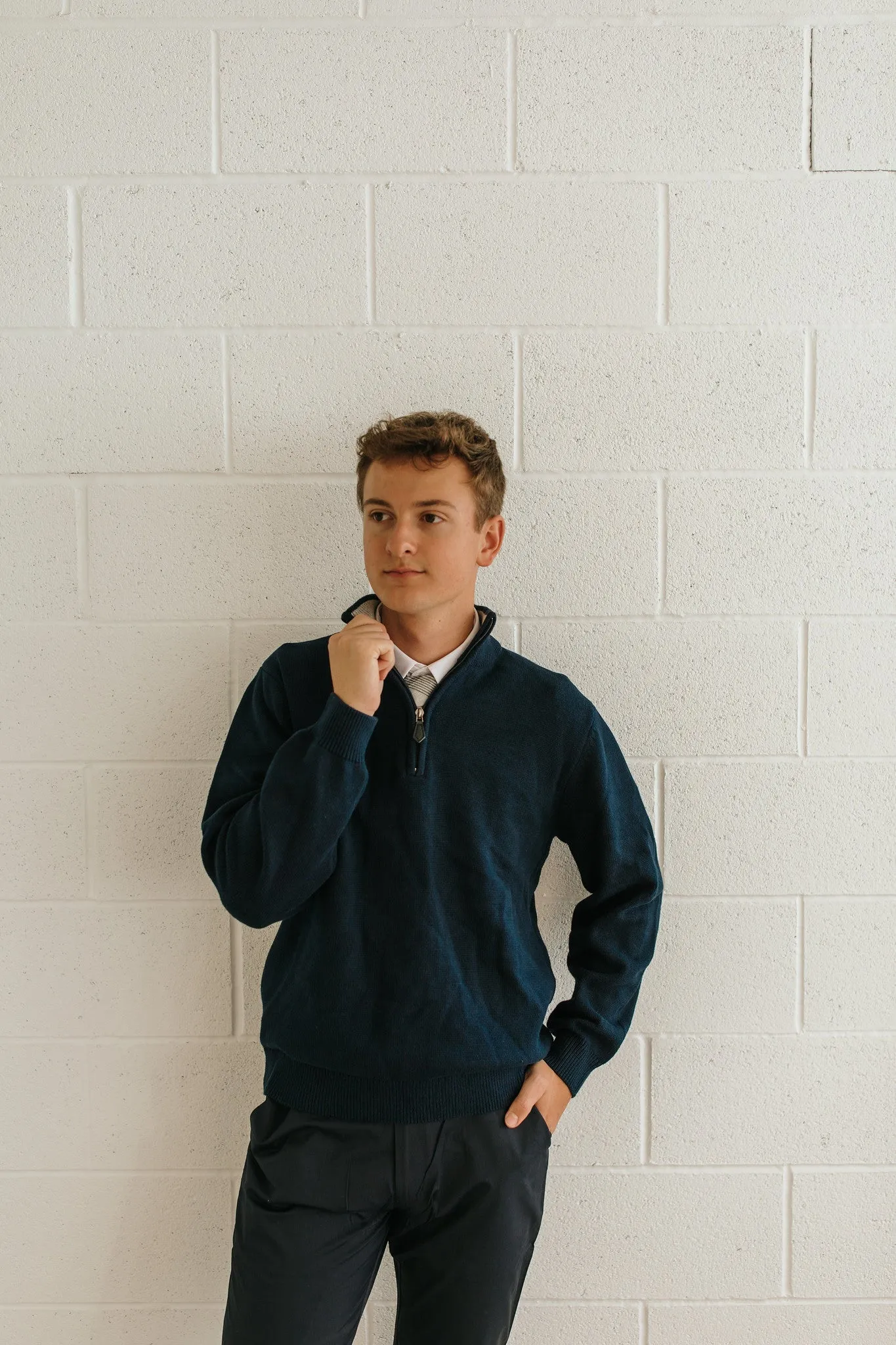 Quarter Zip Sweater