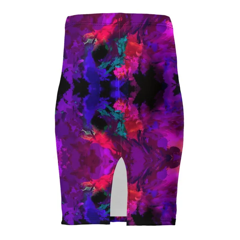 "Chromatic Release" Custom Pencil Skirt