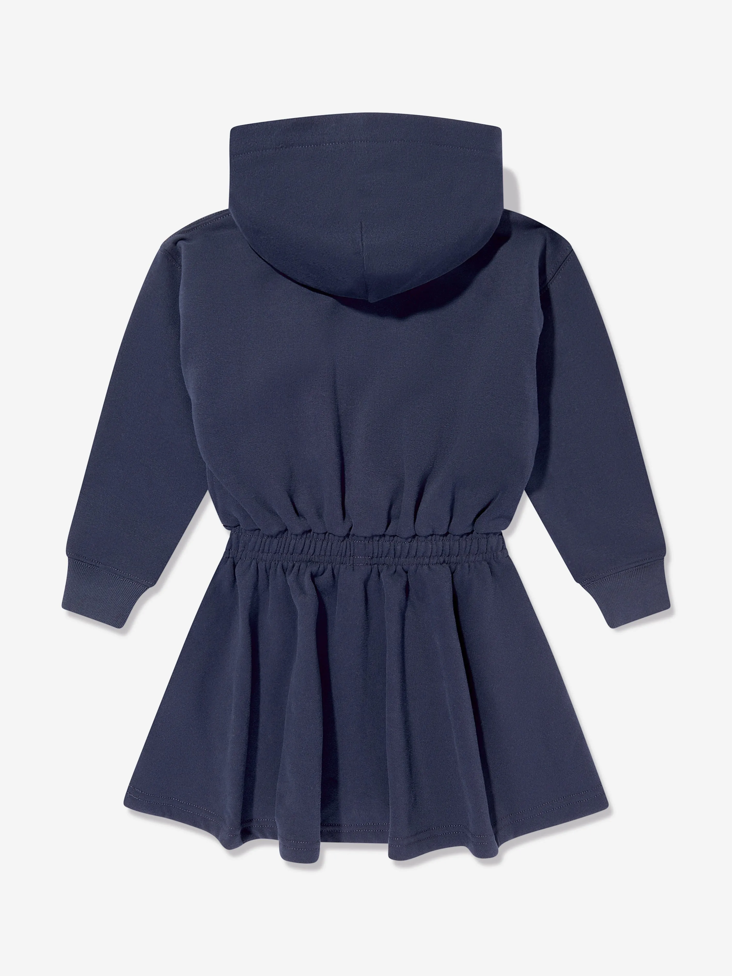 Ralph Lauren Girls Polo Hooded Sweater Dress in Navy