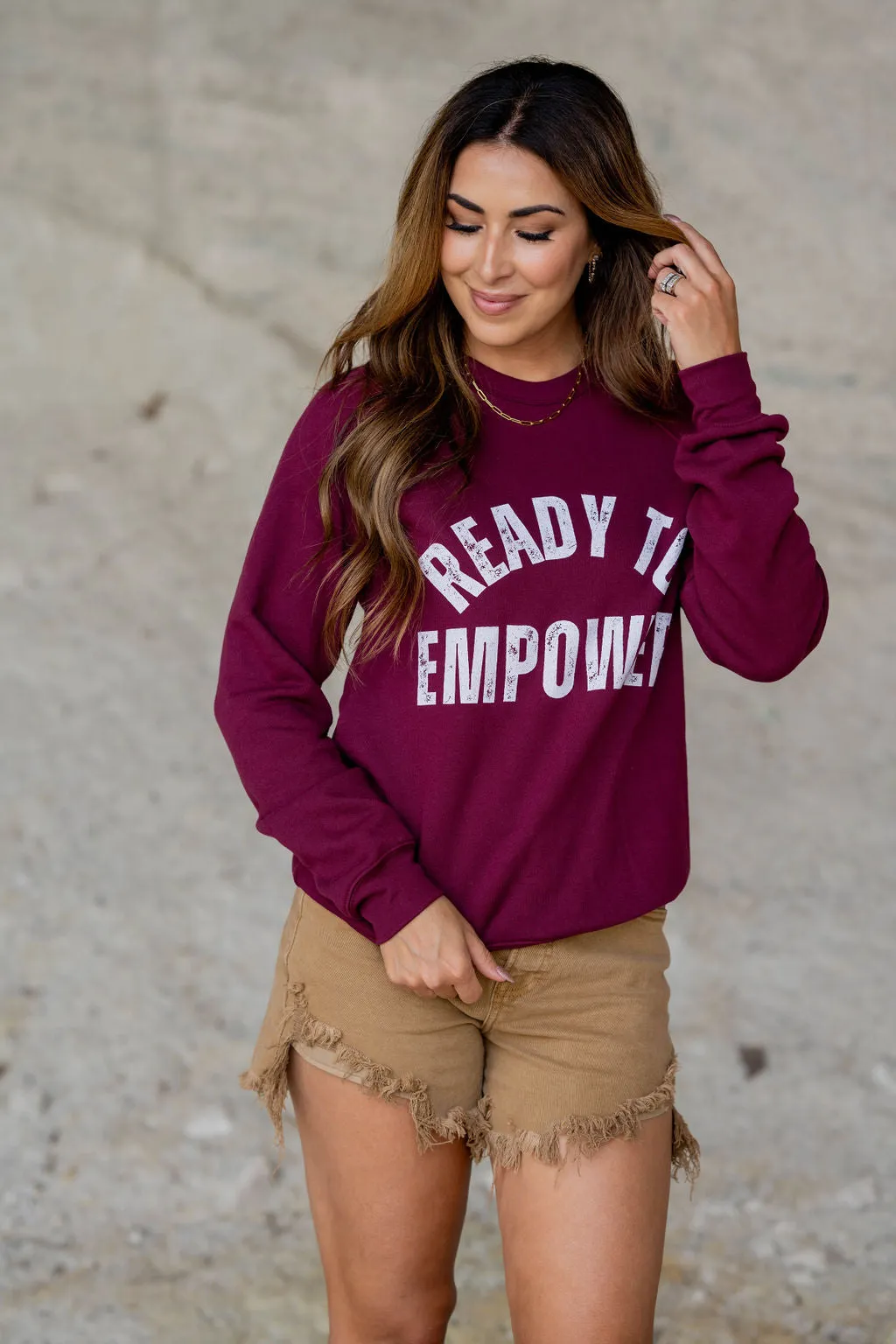 Ready To Empower Graphic Crewneck