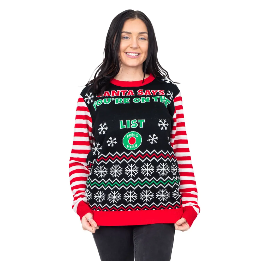 Santa Says Interactive LED Sweater