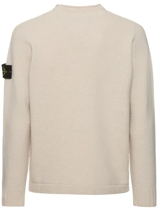 Stone Island   Wool blend crewneck sweater 