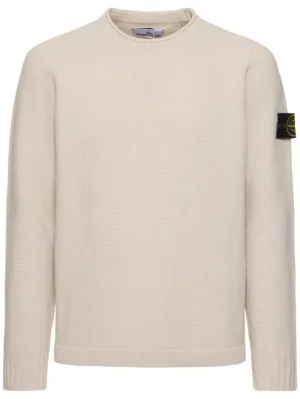 Stone Island   Wool blend crewneck sweater 