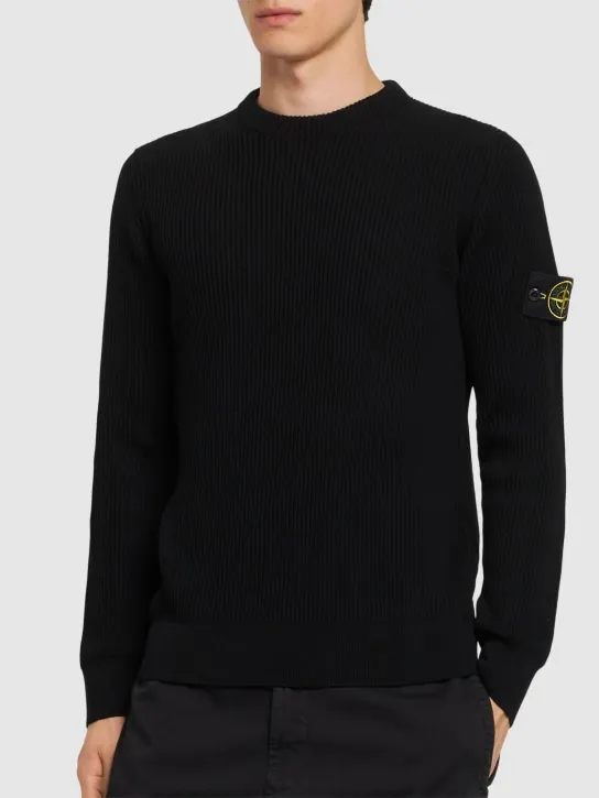 Stone Island   Wool crewneck sweater 