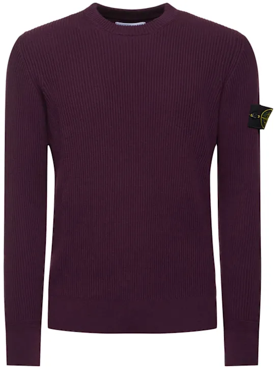 Stone Island   Wool crewneck sweater 