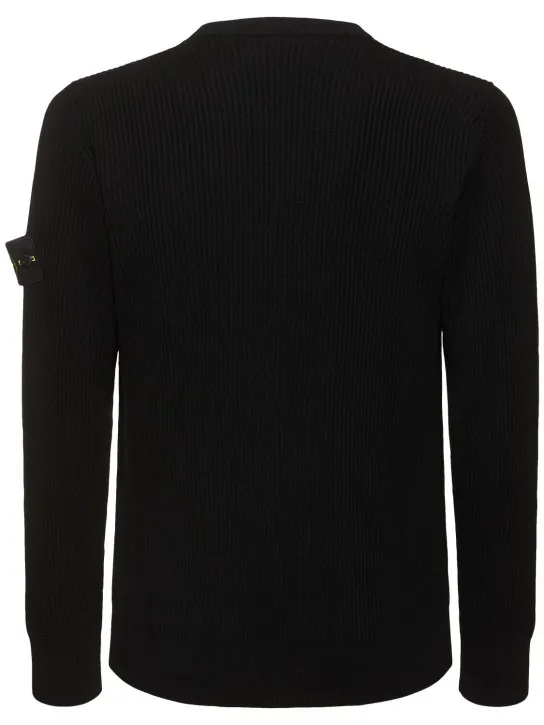 Stone Island   Wool crewneck sweater 