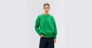 Sweater Thinking MU Green Petra Knitted Sweater