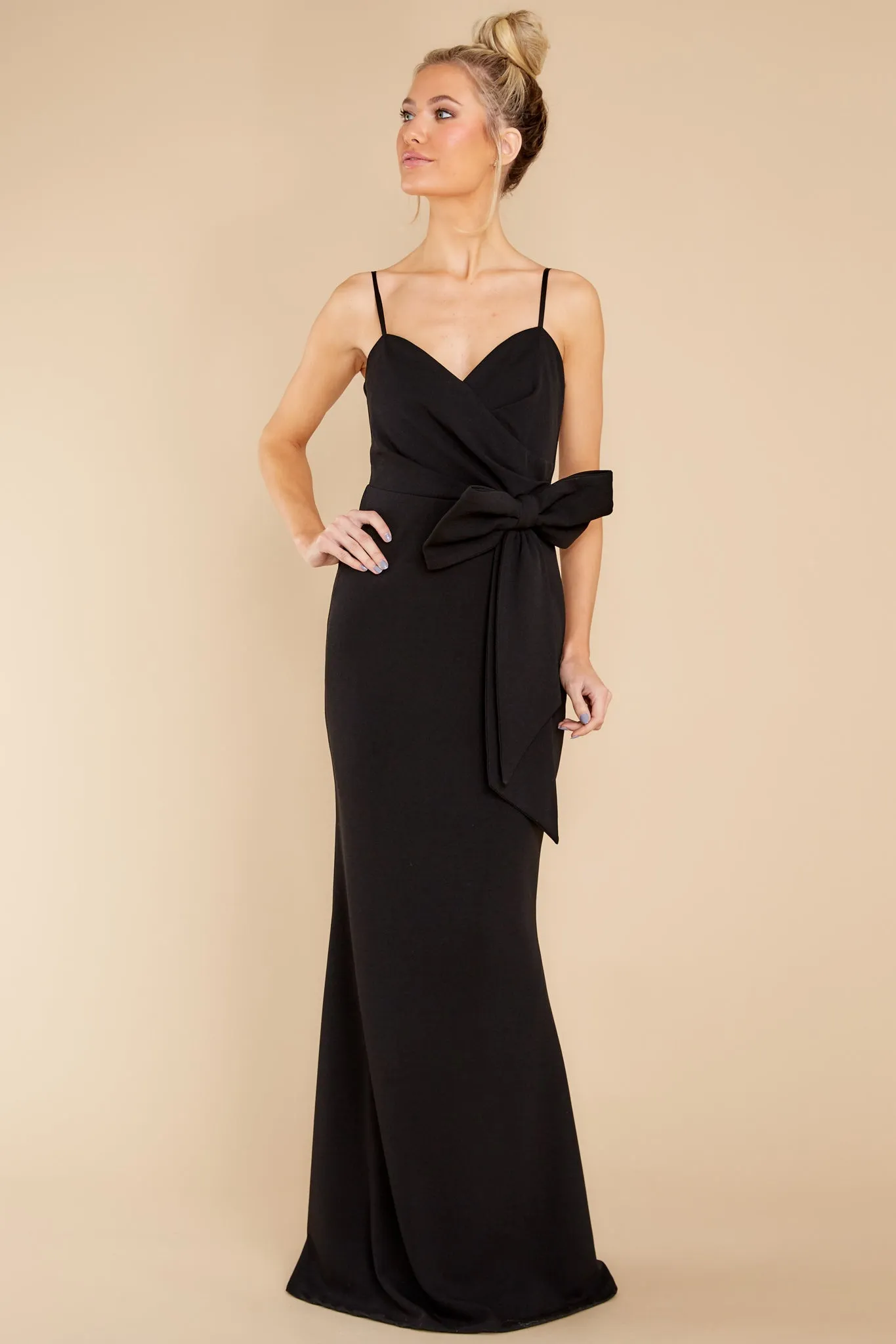 The Perfect Choice Black Maxi Dress