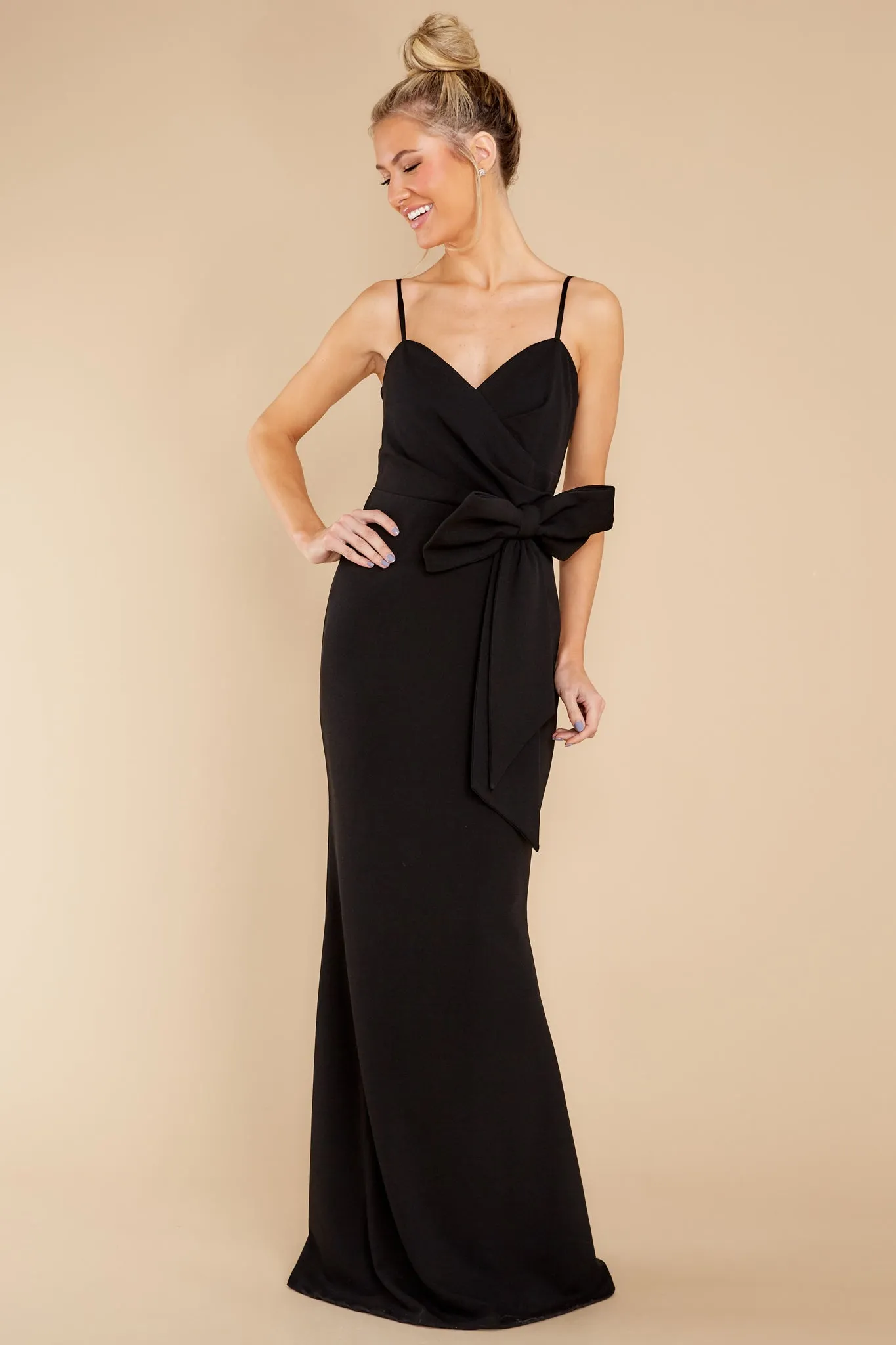 The Perfect Choice Black Maxi Dress