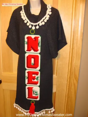 Ugly Christmas Sweater Party Tacky Dress NOEL (d48)