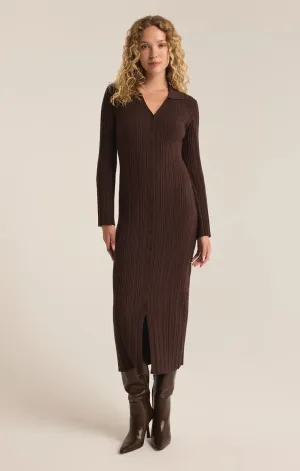 Z Supply Danity Sweater Dress, Coffee Bean